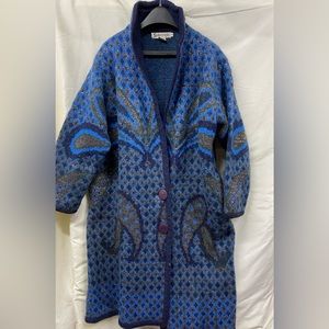 Rare vintage Sincere sweater coat circa 1980’s mohair labeled Anthropologie vibe